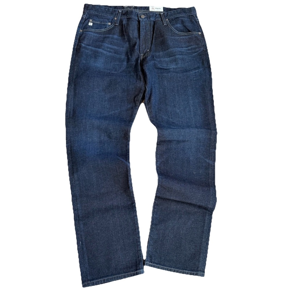 AG Adriano Goldschmied Men's Denim Dark Blue Jeans Everett Slim Straight 38×33